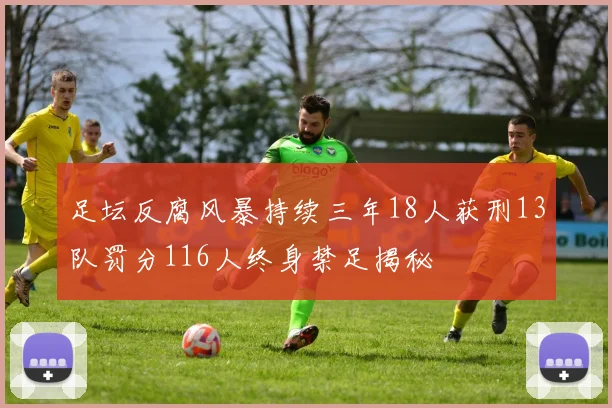 足坛反腐风暴持续三年18人获刑13队罚分116人终身禁足揭秘